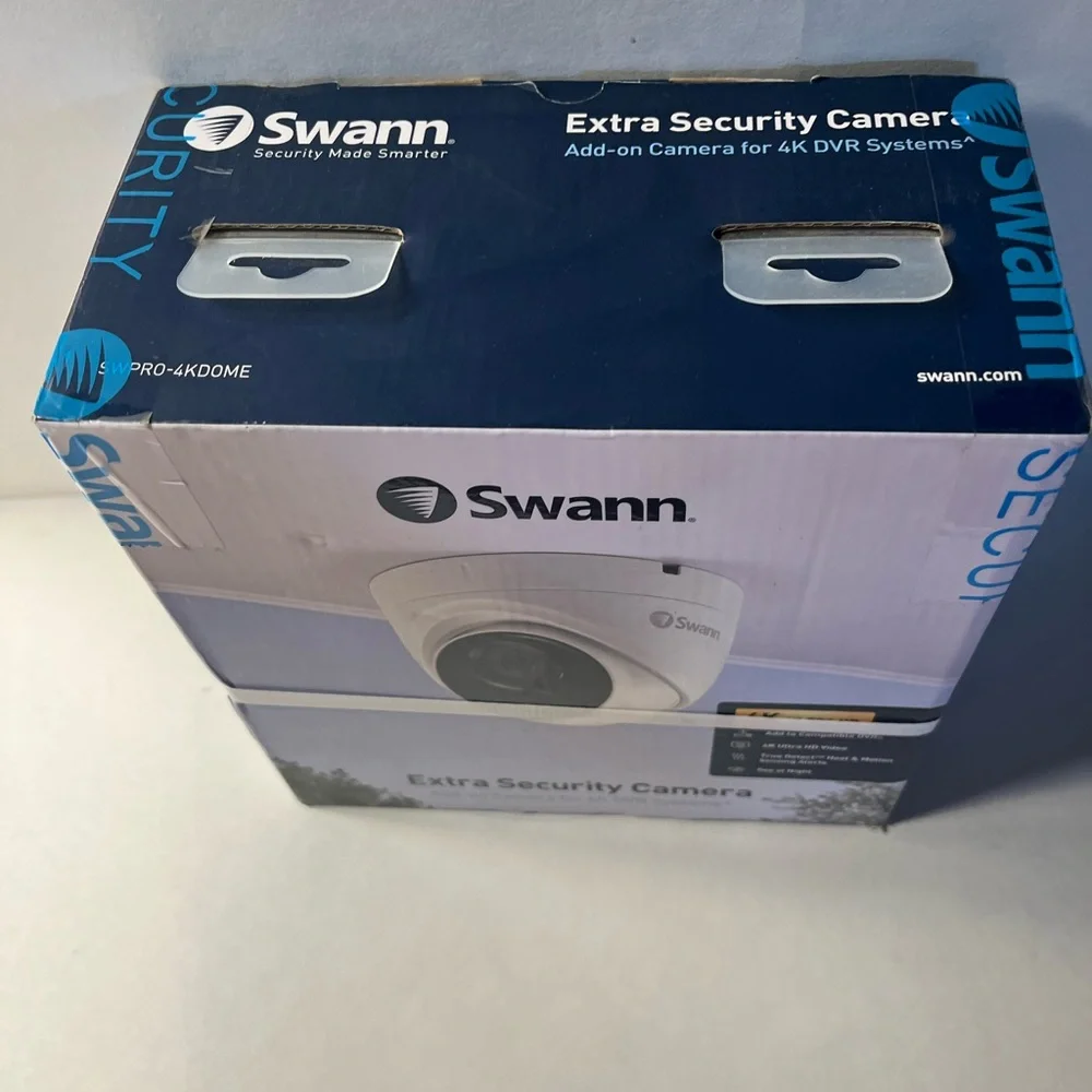 Swann 4K Dome Camera Indoor/Outdoor 1-Camera Hardwired Dome Sdhc Security System